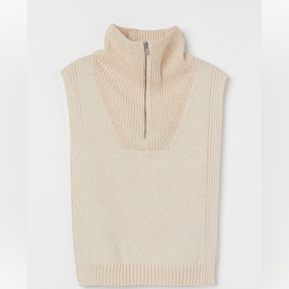 Scarf/ knit collar with zipper - Picture 1 of 5